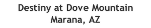 Destiny at Dove Mountain
Marana, AZ
